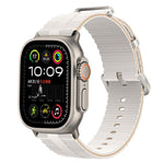 Bracelet de montre en silicone à motif ligné, pour Apple Watch 46mm / 49mm / 45mm / 44mm, pour Apple Watch 42mm / 41mm / 40mm / 38mm