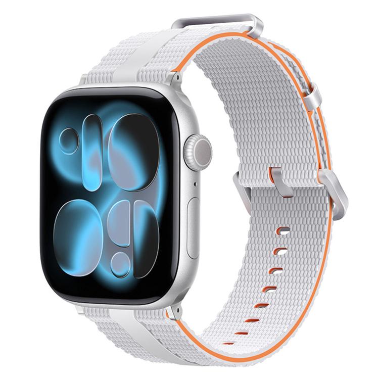 Bracelet de montre en silicone à motif ligné, pour Apple Watch 46mm / 49mm / 45mm / 44mm, pour Apple Watch 42mm / 41mm / 40mm / 38mm