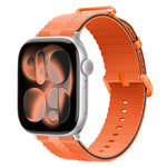 Bracelet de montre en silicone à motif ligné, pour Apple Watch 46mm / 49mm / 45mm / 44mm, pour Apple Watch 42mm / 41mm / 40mm / 38mm