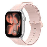 Bracelet de montre en silicone à motif ligné, pour Apple Watch 46mm / 49mm / 45mm / 44mm, pour Apple Watch 42mm / 41mm / 40mm / 38mm