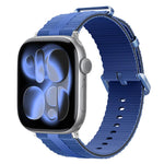Bracelet de montre en silicone à motif ligné, pour Apple Watch 46mm / 49mm / 45mm / 44mm, pour Apple Watch 42mm / 41mm / 40mm / 38mm