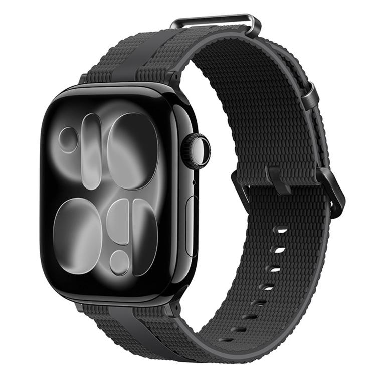 Bracelet de montre en silicone à motif ligné, pour Apple Watch 46mm / 49mm / 45mm / 44mm, pour Apple Watch 42mm / 41mm / 40mm / 38mm