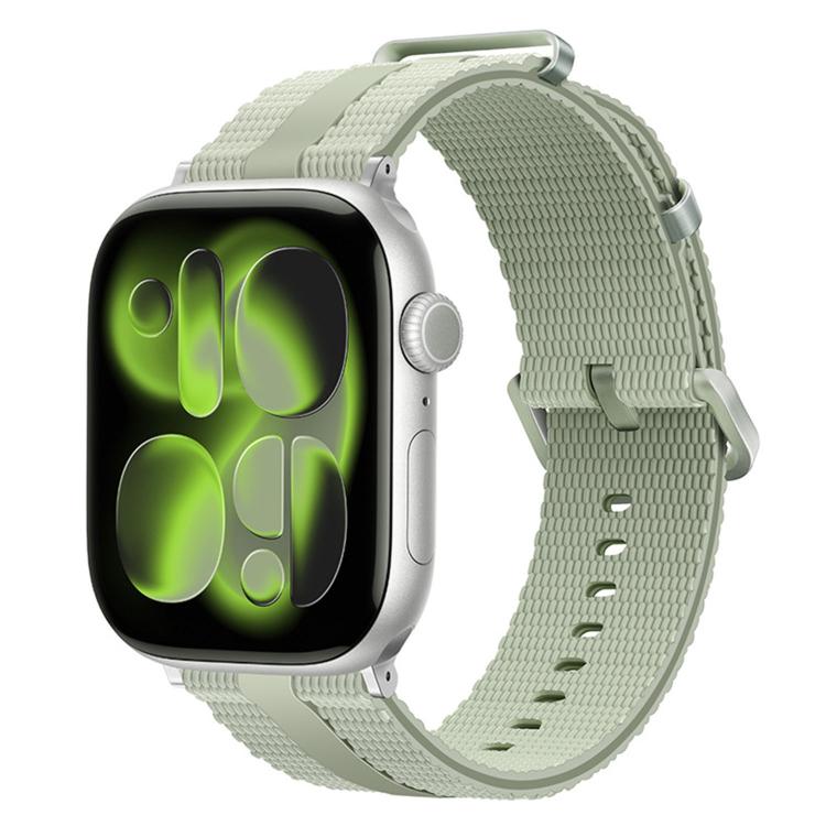 Bracelet de montre en silicone à motif ligné, pour Apple Watch 46mm / 49mm / 45mm / 44mm, pour Apple Watch 42mm / 41mm / 40mm / 38mm