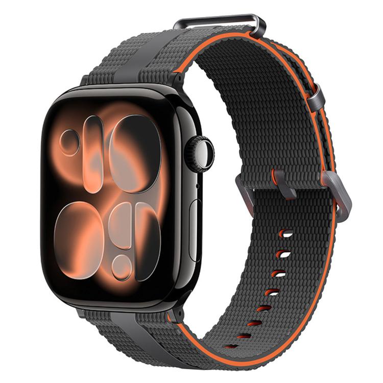 Bracelet de montre en silicone à motif ligné, pour Apple Watch 46mm / 49mm / 45mm / 44mm, pour Apple Watch 42mm / 41mm / 40mm / 38mm