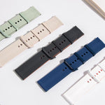 Bracelet de montre en silicone à motif ligné, pour Apple Watch 46mm / 49mm / 45mm / 44mm, pour Apple Watch 42mm / 41mm / 40mm / 38mm