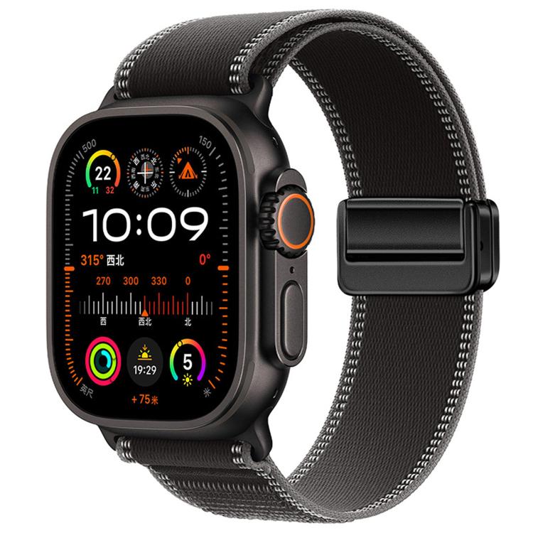 Bracelet de Montre en Nylon à Boucle Magnétique Trail Loop, Pour Apple Watch 46mm / 49mm / 45mm / 44mm, Pour Apple Watch 42mm / 41mm / 40mm / 38mm