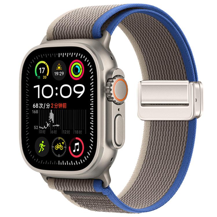 Bracelet de Montre en Nylon à Boucle Magnétique Trail Loop, Pour Apple Watch 46mm / 49mm / 45mm / 44mm, Pour Apple Watch 42mm / 41mm / 40mm / 38mm