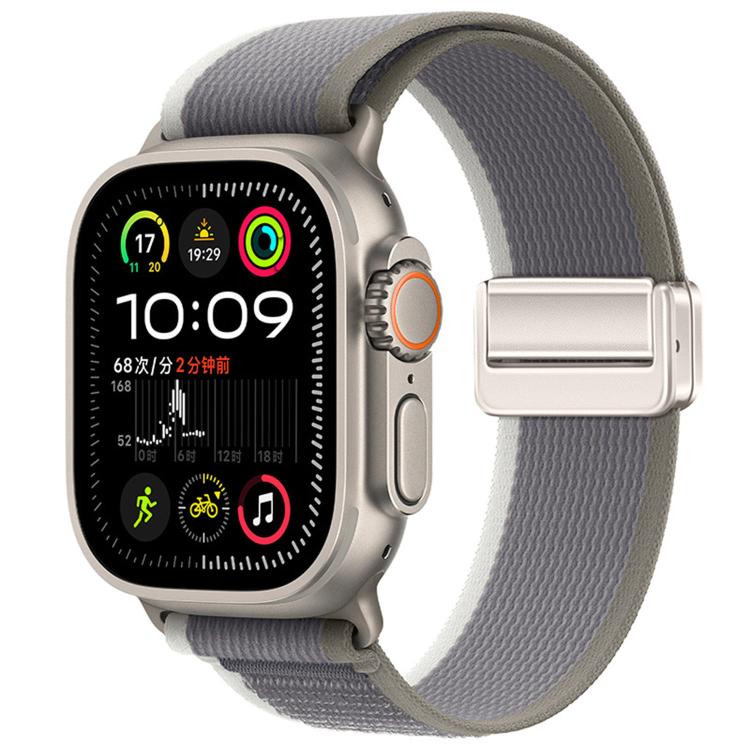 Bracelet de Montre en Nylon à Boucle Magnétique Trail Loop, Pour Apple Watch 46mm / 49mm / 45mm / 44mm, Pour Apple Watch 42mm / 41mm / 40mm / 38mm