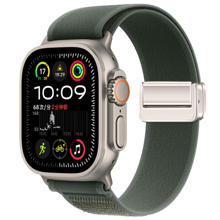 Bracelet de Montre en Nylon à Boucle Magnétique Trail Loop, Pour Apple Watch 46mm / 49mm / 45mm / 44mm, Pour Apple Watch 42mm / 41mm / 40mm / 38mm