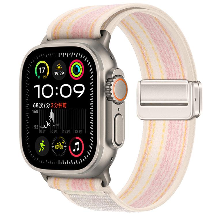 Bracelet de Montre en Nylon à Boucle Magnétique Trail Loop, Pour Apple Watch 46mm / 49mm / 45mm / 44mm, Pour Apple Watch 42mm / 41mm / 40mm / 38mm