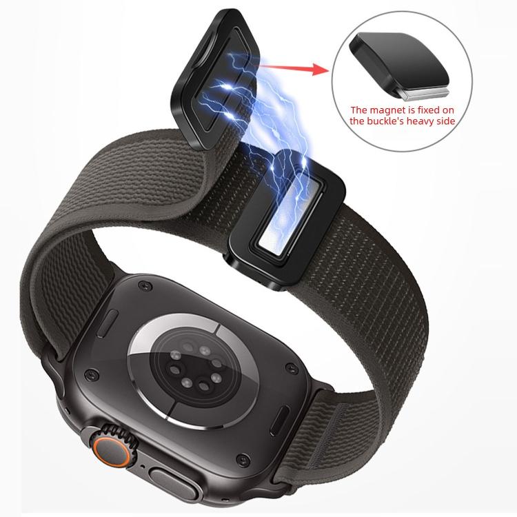 Bracelet de Montre en Nylon à Boucle Magnétique Trail Loop, Pour Apple Watch 46mm / 49mm / 45mm / 44mm, Pour Apple Watch 42mm / 41mm / 40mm / 38mm