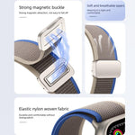 Bracelet de Montre en Nylon à Boucle Magnétique Trail Loop, Pour Apple Watch 46mm / 49mm / 45mm / 44mm, Pour Apple Watch 42mm / 41mm / 40mm / 38mm