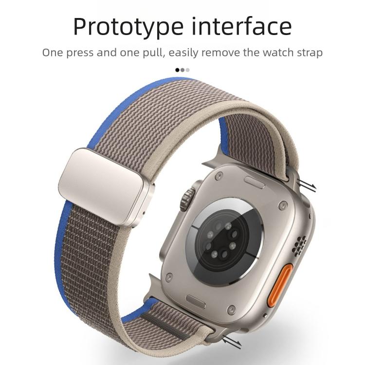 Bracelet de Montre en Nylon à Boucle Magnétique Trail Loop, Pour Apple Watch 46mm / 49mm / 45mm / 44mm, Pour Apple Watch 42mm / 41mm / 40mm / 38mm