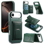 Étui portefeuille à charnière magnétique rétro CaseNeo pour iPhone 17