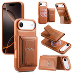 Étui portefeuille à charnière magnétique rétro CaseNeo pour iPhone 17