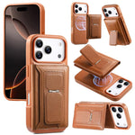 Étui portefeuille à charnière magnétique rétro CaseNeo pour iPhone 17