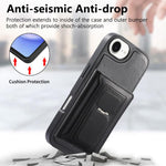 Étui portefeuille à charnière magnétique rétro CaseNeo pour iPhone 17