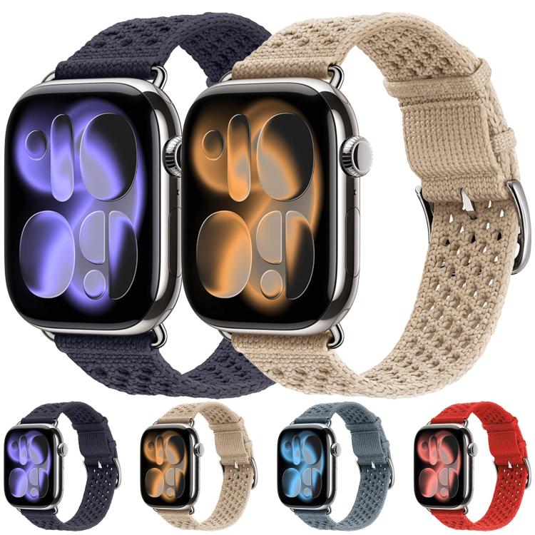 Bracelet de montre tressé ajouré, Pour Apple Watch 46mm / 49mm / 45mm / 44mm, Pour Apple Watch 42mm / 41mm / 40mm / 38mm