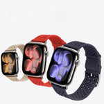 Bracelet de montre tressé ajouré, Pour Apple Watch 46mm / 49mm / 45mm / 44mm, Pour Apple Watch 42mm / 41mm / 40mm / 38mm