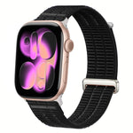 Bracelet de montre en nylon respirant Double-Link Cloud-Feel avec tête en métal, pour Apple Watch 46mm / 49mm / 45mm / 44mm, pour Apple Watch 42mm / 41mm / 40mm / 38mm