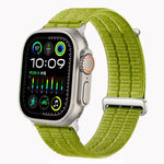 Bracelet de montre en nylon respirant Double-Link Cloud-Feel avec tête en métal, pour Apple Watch 46mm / 49mm / 45mm / 44mm, pour Apple Watch 42mm / 41mm / 40mm / 38mm