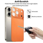 Se transforme instantanément en coque arrière givrée ultra-fine de la série Pro (17), pour iPhone 16 Pro, pour iPhone 15 Pro, pour iPhone 14 Pro, pour iPhone 13 Pro