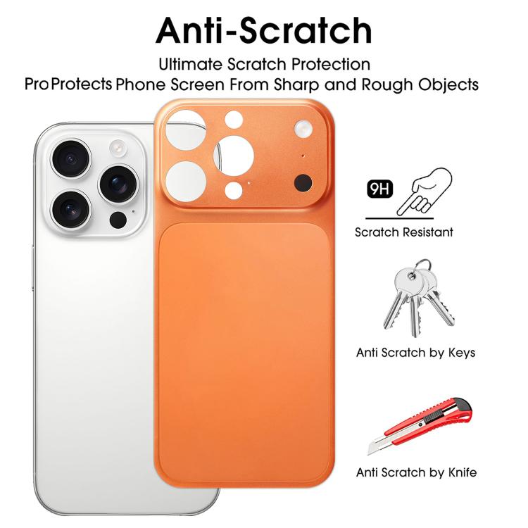 Se transforme instantanément en coque arrière givrée ultra-fine de la série Pro (17), pour iPhone 16 Pro, pour iPhone 15 Pro, pour iPhone 14 Pro, pour iPhone 13 Pro