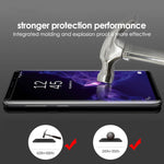 Verre trempé incurvé à colle liquide UV pour écran intégral, compatible avec Galaxy S8 (1 pièce), Galaxy S8 Plus (1 pièce), Galaxy S9 (1 pièce), Galaxy S9+ (1 pièce), Galaxy Note 8, Galaxy Note 9, Galaxy S10 5G (1 pièce), Huawei P20 Lite, Huawei P30…