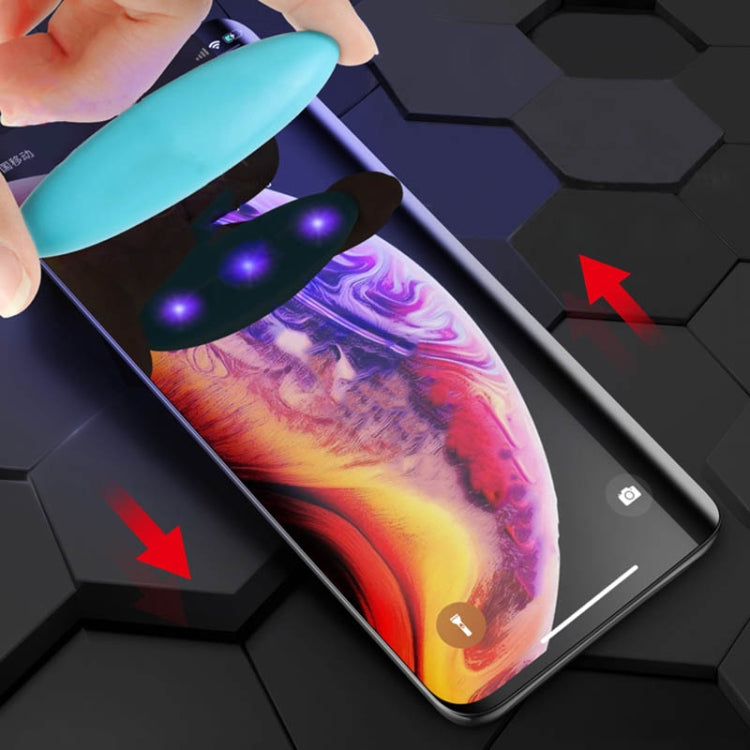 Verre trempé incurvé à colle liquide UV pour écran intégral, compatible avec Galaxy S8 (1 pièce), Galaxy S8 Plus (1 pièce), Galaxy S9 (1 pièce), Galaxy S9+ (1 pièce), Galaxy Note 8, Galaxy Note 9, Galaxy S10 5G (1 pièce), Huawei P20 Lite, Huawei P30…