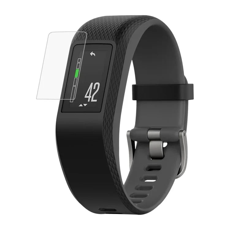Film de protection en verre trempé 2.5D de 0,26 mm, compatible avec Fitbit Blaze, Fitbit Versa, Galaxy Watch R500, Samsung Gear S2, Samsung Gear S3, Galaxy Watch Active 42 mm, Garmin Edge 1030, Garmin vivoactive 3 et Garmin vivoactive HR…