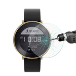 Film de protection en verre trempé 2.5D de 0,26 mm, compatible avec Fitbit Blaze, Fitbit Versa, Galaxy Watch R500, Samsung Gear S2, Samsung Gear S3, Galaxy Watch Active 42 mm, Garmin Edge 1030, Garmin vivoactive 3 et Garmin vivoactive HR…