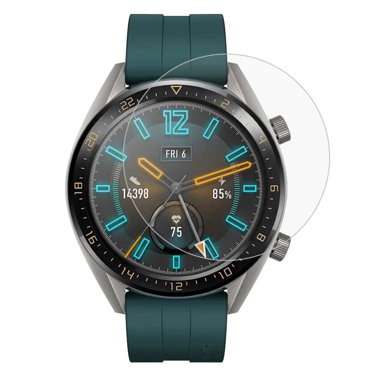 Film de protection en verre trempé 2.5D de 0,26 mm, compatible avec Fitbit Blaze, Fitbit Versa, Galaxy Watch R500, Samsung Gear S2, Samsung Gear S3, Galaxy Watch Active 42 mm, Garmin Edge 1030, Garmin vivoactive 3 et Garmin vivoactive HR…