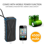 Enceinte Bluetooth portable Super Bass Stéréo Sans Fil Supporte IP66 Étanche Charge d'urgence Mains libres TF