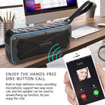 Enceinte Bluetooth portable Super Bass Stéréo Sans Fil Supporte IP66 Étanche Charge d'urgence Mains libres TF