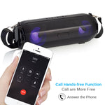 Enceinte Bluetooth sans fil portable LZ33 à LED, haut-parleur stéréo avec fonction téléphone, enceintes musicales pour ordinateur avec TF FM