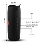 E13 Mini Enceinte Portable Sans Fil Bluetooth Stéréo Mains Libres Radio Musique Subwoofer Colonne Haut-parleurs avec TF FM, ROUGE, BLEU, NOIR