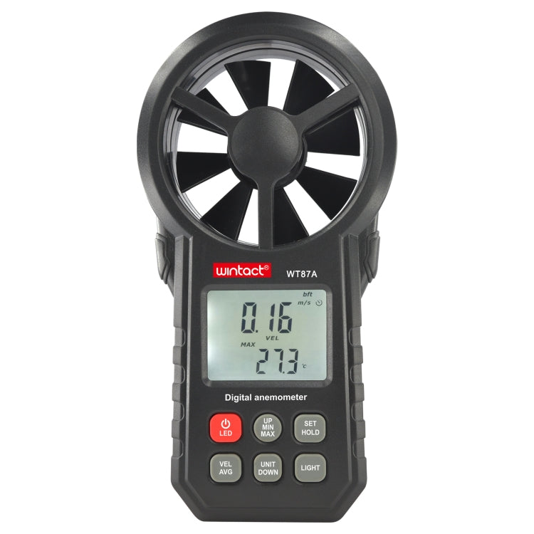 Anémomètre thermomètre portable WT87A, jauge de vitesse du vent, WT87A