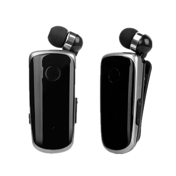 Casque Bluetooth sans fil K39 à puce CSR DSP, écouteurs intra-auriculaires à alerte vibrante, clip de maintien, oreillette mains libres, NOIR, BLANC, BLEU, ROUGE ROSÉ