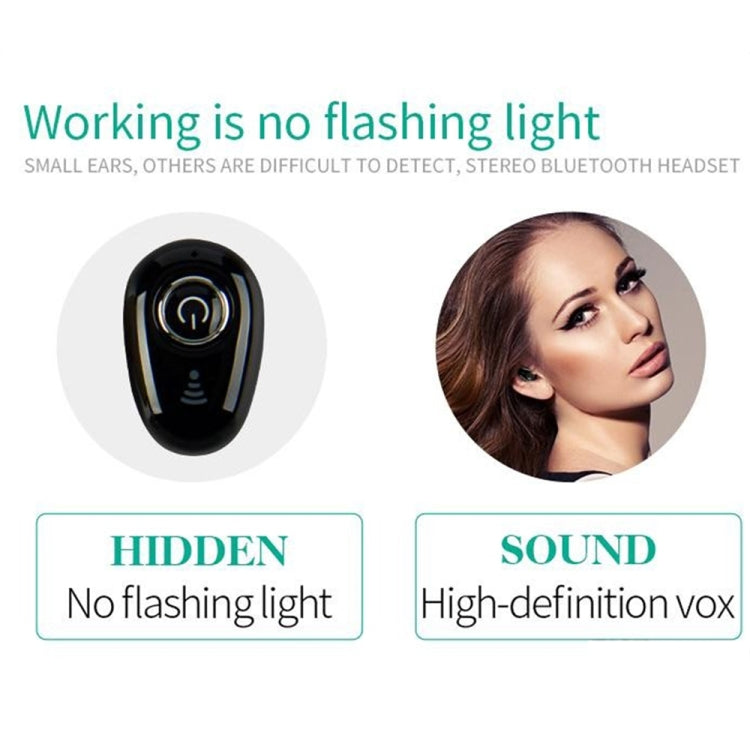 S650 Base de Chargement de Deuxième Génération Mini Écouteurs Bluetooth Oreillettes sans Fil Affaires Invisible Mains Libres Intra-Auriculaires avec Micro