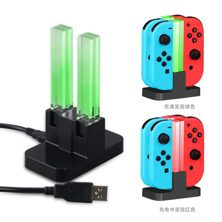 Station de charge DOBE TNS-875 pour manettes Joy-Con de Nintendo Switch, TNS-875