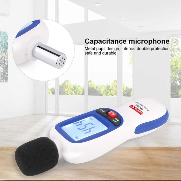 Sonmètre numérique WT85B, testeur de bruit environnemental, compteur de décibels, WT85B blanc, WT85B noir