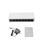 Mini commutateur Ethernet rapide 8 ports 10/100Mbps