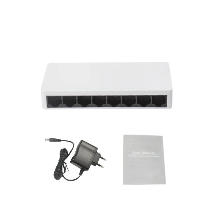 Mini commutateur Ethernet rapide 8 ports 10/100Mbps