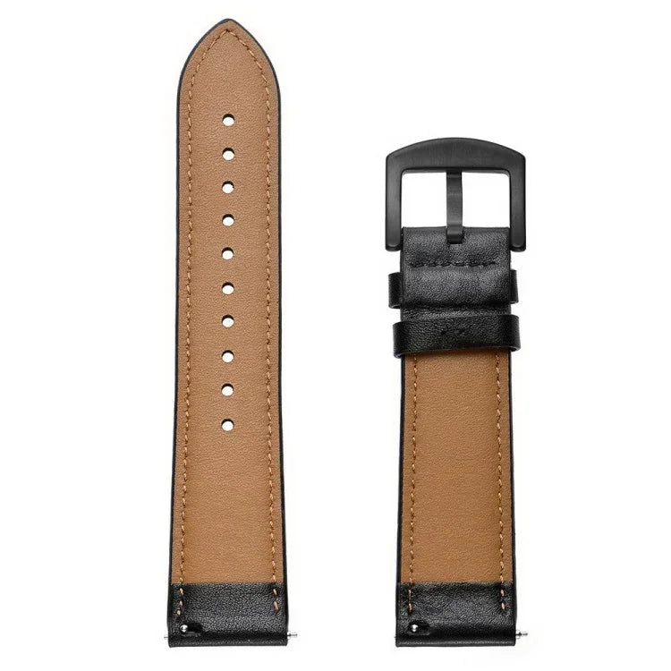 Bracelet sport en cuir à œillets pour Samsung Galaxy Watch Active 22 mm