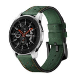 Bracelet sport en cuir à œillets pour Samsung Galaxy Watch Active 22 mm