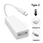 Adaptateur USB C vers magnétique Mag-Safe, convertisseur de charge Mag-Safe vers Type C compatible MacBook Pro/Air, Nintendo Switch, téléphone et autres appareils USB C, compatible