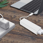 Adaptateur USB C vers magnétique Mag-Safe, convertisseur de charge Mag-Safe vers Type C compatible MacBook Pro/Air, Nintendo Switch, téléphone et autres appareils USB C, compatible