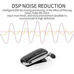 Écouteurs Bluetooth stéréo sans fil K36, avec rappel d'appel vibrant et clip, pour conducteur