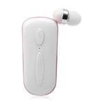 Écouteurs Bluetooth stéréo sans fil K36, avec rappel d'appel vibrant et clip, pour conducteur