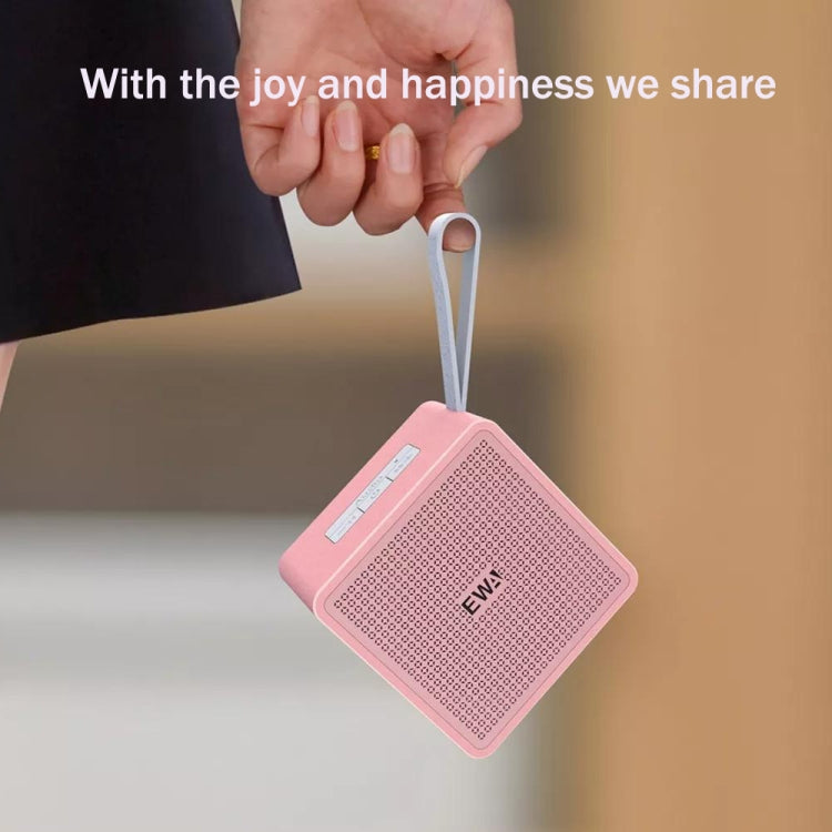 EWA A105 Enceinte Bluetooth Haute Fidélité, Petite Taille, Basses Puissantes, Technologie Bluetooth TWS, Prise en Charge TF